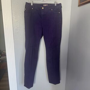 Chicos So Slimming Slim Women's Purple Jeans Size 2